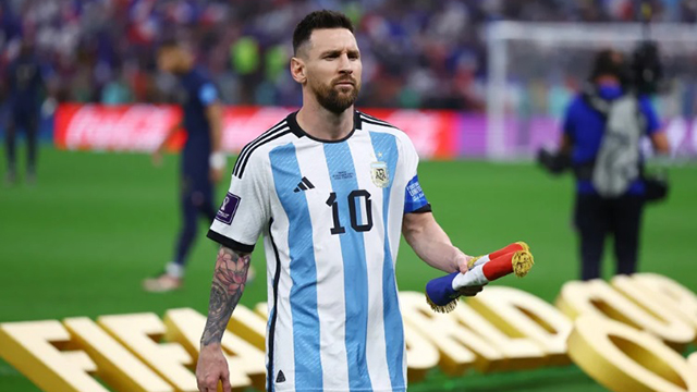 Lionel Messi, el único jugador argentino en el equipo ideal del 2022.