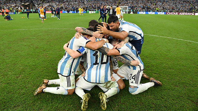Los felicitaciones del mundo del fútbol y el deporte para Argentina.