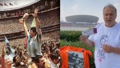 El hincha que subió a sus hombros a Maradona en el 86 está en el Estadio Lusail