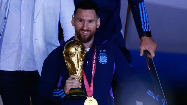 Lionel Messi se llevó el Olimpia de Oro 2022 y suma nuevos récords.
