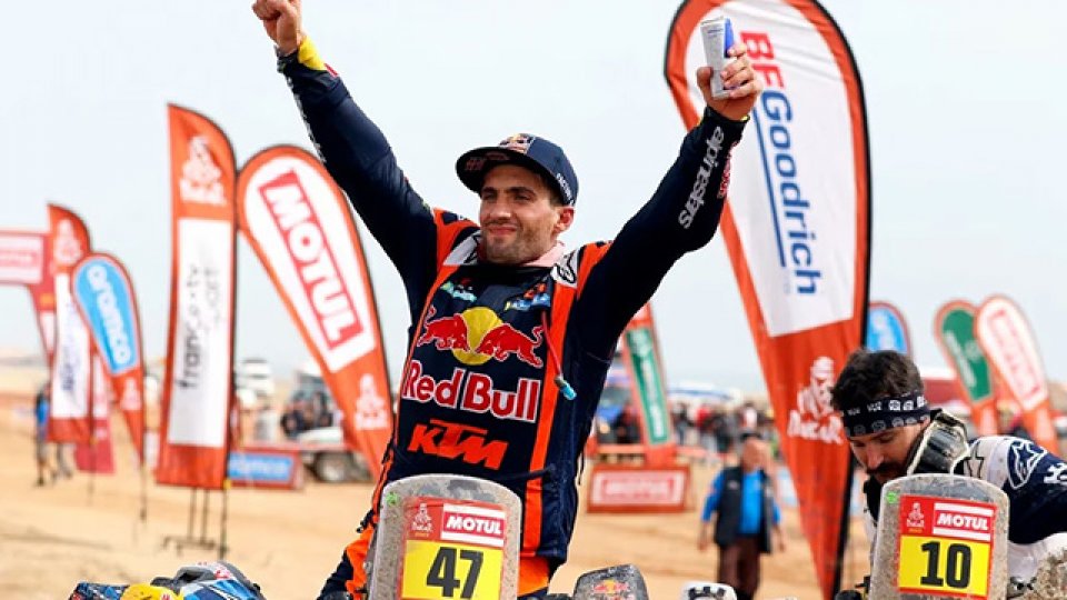 Kevin Benavides se proclamó campeón del Rally Dakar 2023.