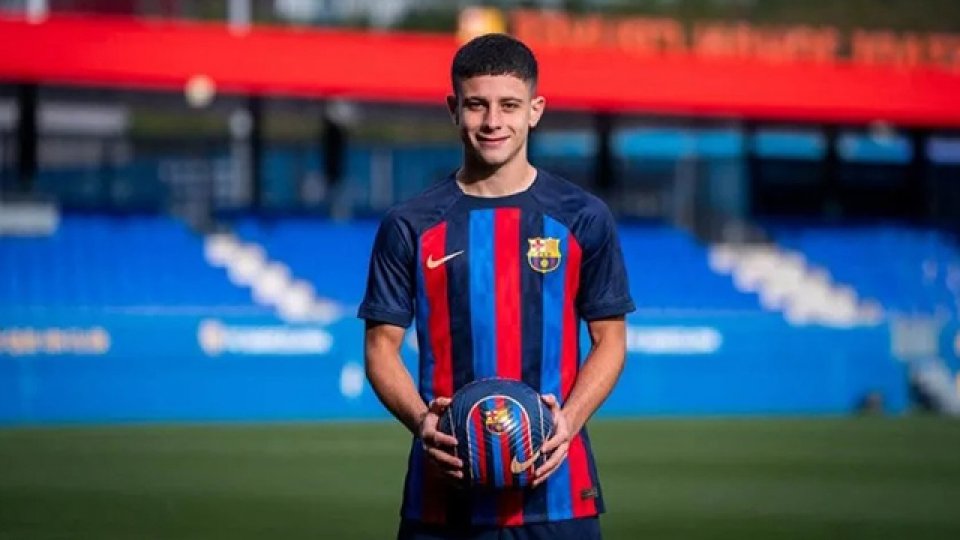 Lucas Román fue transferido al Barcelona y tasado en 400 millones de euros.