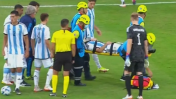 Video: una figura de la Selección Sub 20 se retiró en camilla por una caída