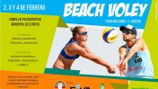 Más de 150 duplas de Argentina participarán del Torneo nacional de Beach Volley en Entre Ríos