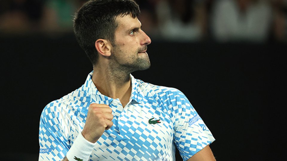 Djokovic avanzó a semifinales en el Abierto de Australia.