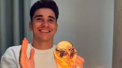 Julián Álvarez cumple 23 años y lo celebró con una torta mundialista