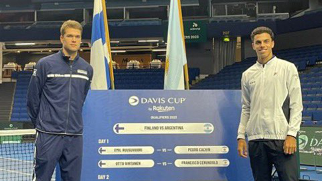 Se sorteó la serie de Copa Davis entre Argentina y Finlandia.