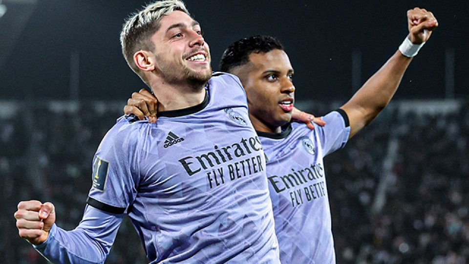 Valverde y Rodrygo anotaron para el Real Madrid.