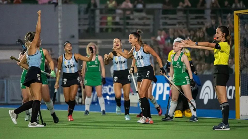 Las Leonas derrotaron a Irlanda en un amistoso en Mar del Plata.