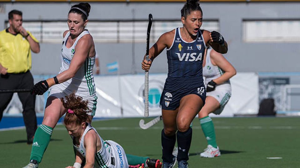 Las Leonas golearon a Irlanda en el cuarto amistoso de la serie.