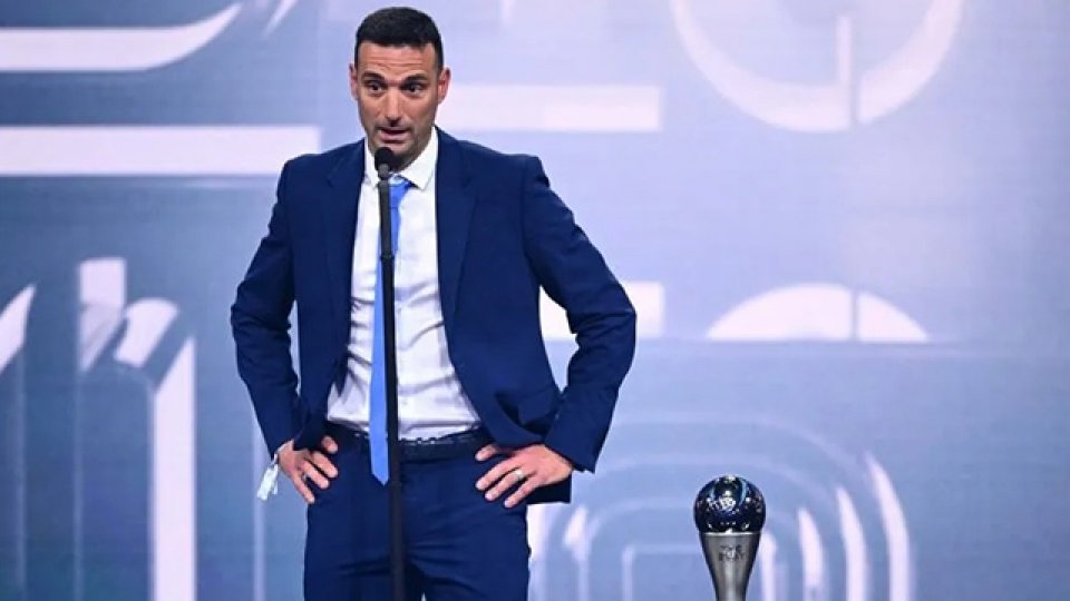 Lionel Scaloni ganó el The Best a mejor entrenador de 2022.