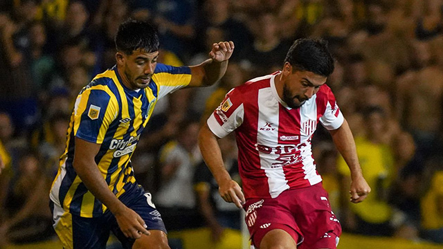 Rosario Central rescató un empate contra Unión en el final del partido.