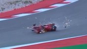 Video: el duro accidente ocurrido en las prácticas del Moto GP