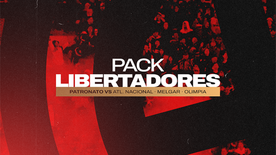 Patronato lanzó un pack para los partidos de local de Libertadores.