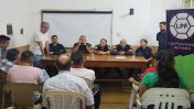Liga Paranaense y clubes se reunieron con la Policía de Entre Ríos