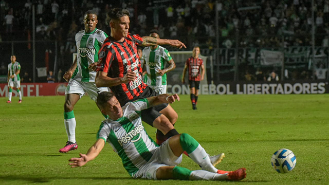 Patronato cayó con Atlético Nacional en la Libertadores. FOTO: Patronato.
