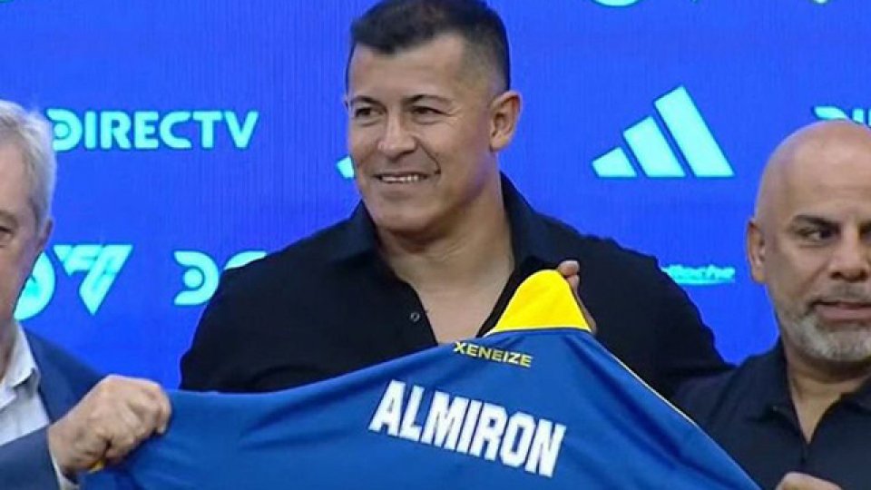 Almirón habló en conferencia de prensa, tras asumir como DT de Boca.