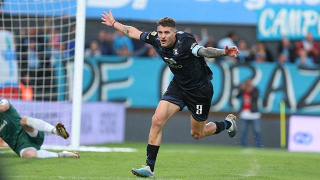 Vegetti convirtió de nuevo para el triunfo de Belgrano sobre Atlético Tucumán.