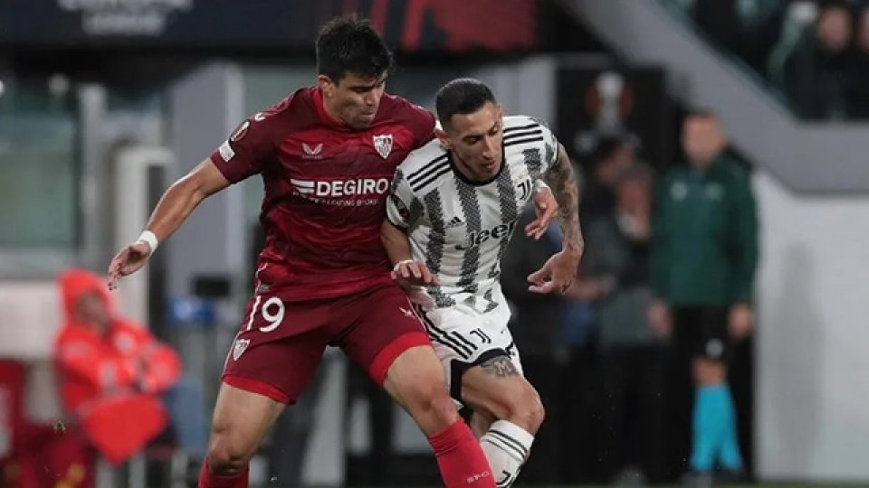 Juventus y Sevilla empataron en la ida de semifinales de Europa League.