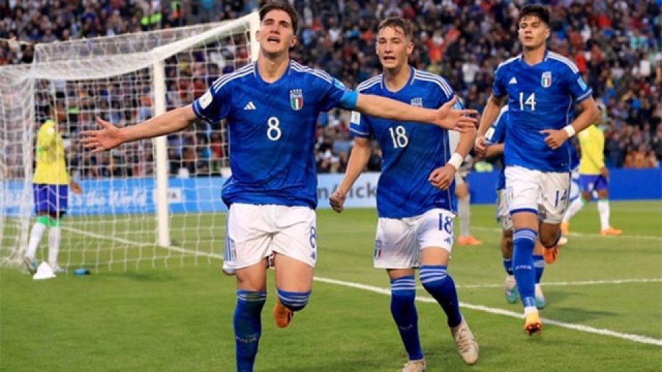 Italia le ganó un partidazo a Brasil en la segunda jornada del Mundial Sub 20.