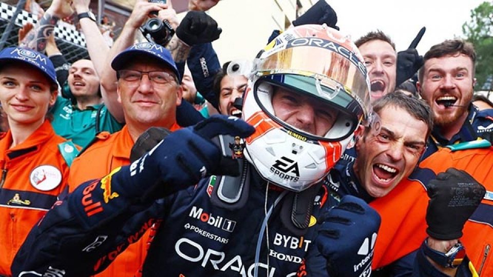Verstappen lideró de punta a punta el GP de Mónaco.