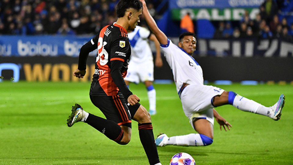 River empató de visitante con Vélez por la Liga Profesional.