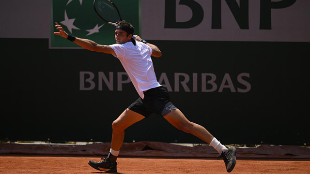 El argentino Tomás Etcheverry ganó y logró su mejor actuación en un Grand Slam.