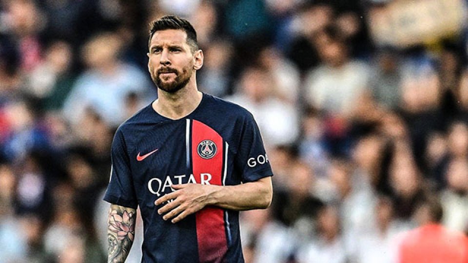 Messi se despidió con derrota del PSG en la última fecha de Ligue 1.