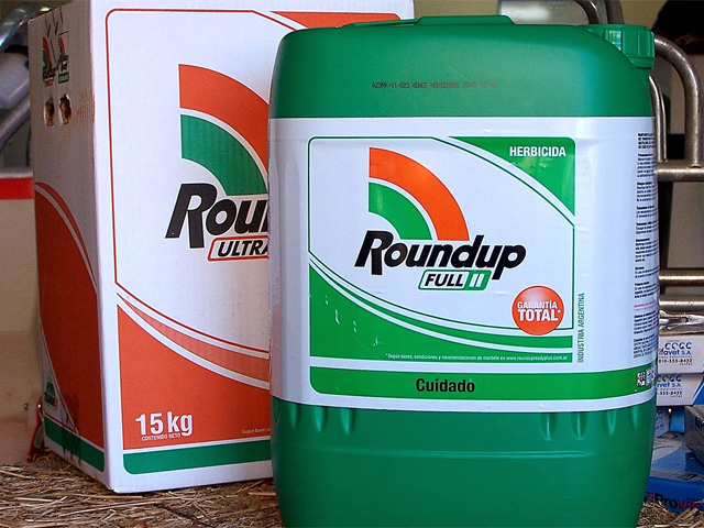 El glifosato, presente entre otros en el Roundup.