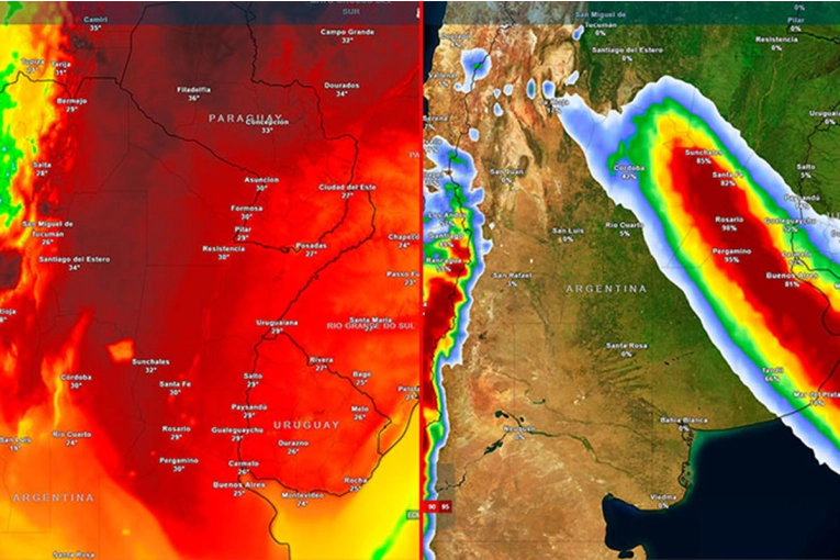 Pronóstico del tiempo: en qué zonas podría llover y cuánto durará el calorcito