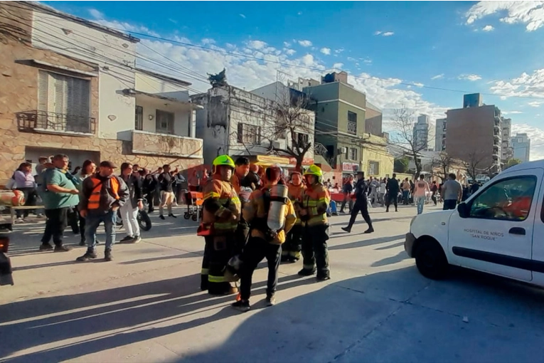 Incendio en Hospital San Roque: “El humo era muy espeso y negro”