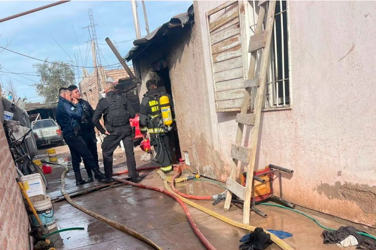 Tres nenitas murieron tras incendiarse su vivienda por desperfecto eléctrico