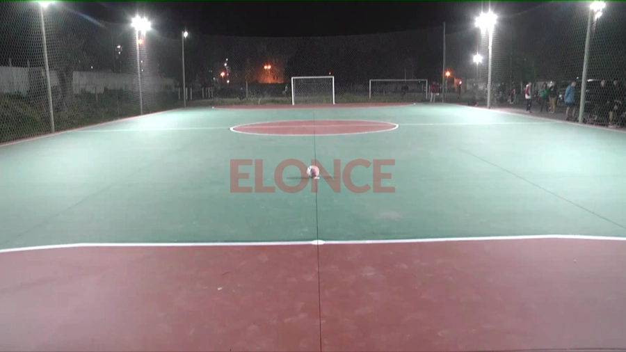 Cancha de futsal de Club Palermo de Paran&aacute; (foto archivo Elonce)