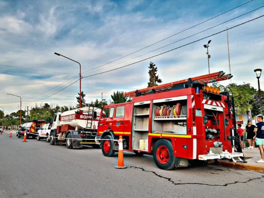La supuesta primera infracción ocurrió en diciembre (Facebook de Asociación Bomberos Voluntarios San Patricio del Chañar)