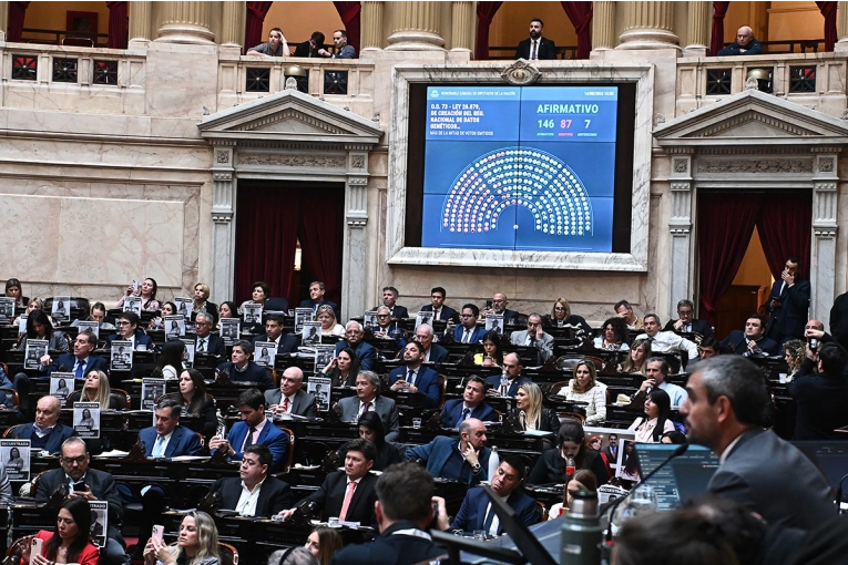 Diputados aprobó la creación del Registro Nacional de Datos Genéticos