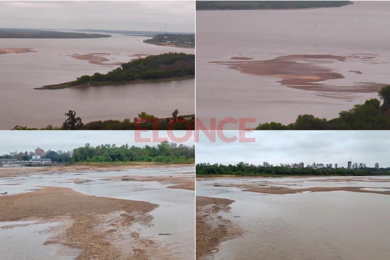 El río Paraná “está en valores críticos”: el “puente de arena” de las islas ya recibe visitantes