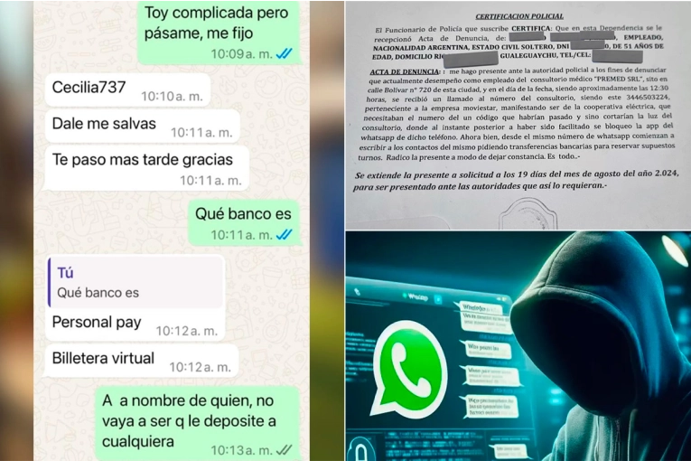 Entre Ríos: Hackearon celular de centro médico y se generó una ola de intentos de estafas