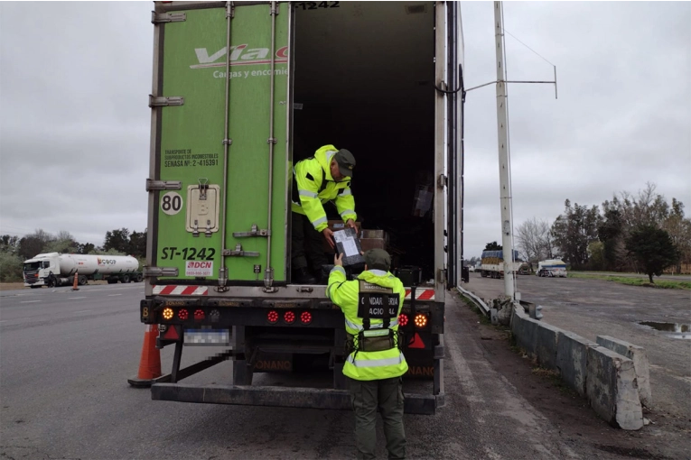 Escanearon encomiendas y detectaron municiones cerca de Zárate Brazo Largo