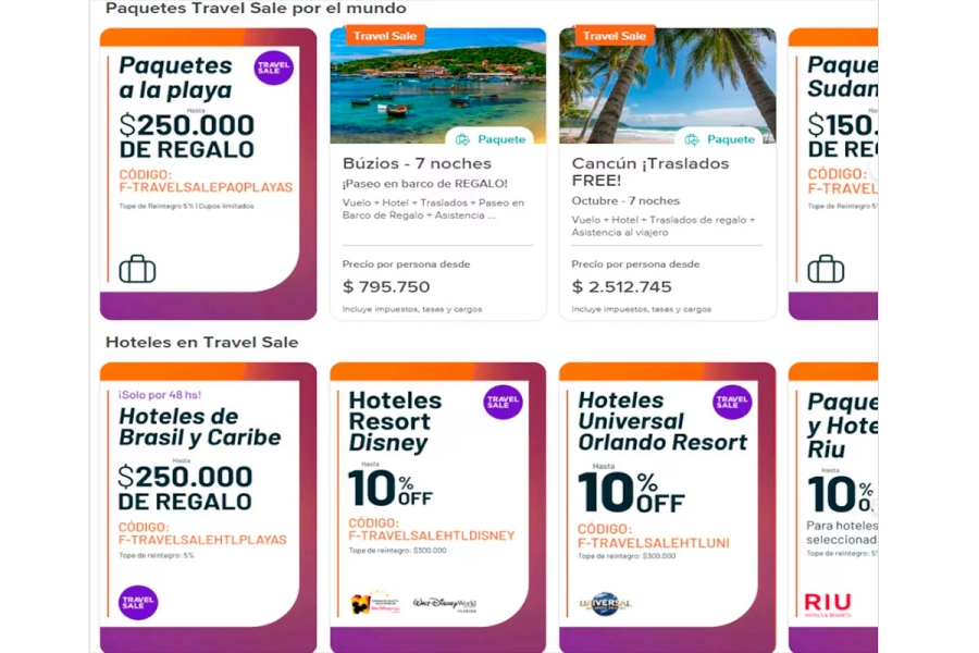 Almundo: descuentos Travel Sale 2024.