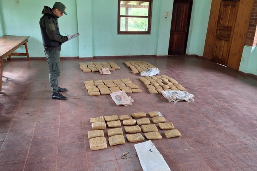 Marihuana incautada en Misiones