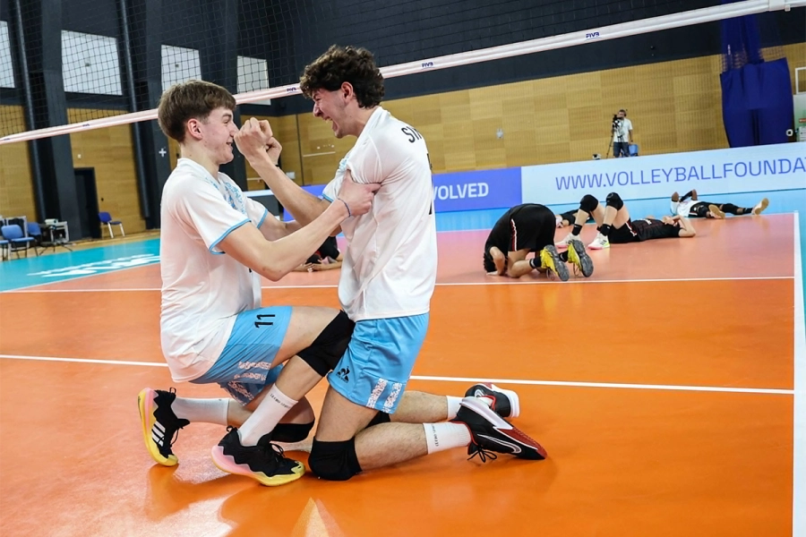 Los entrerrianos en el festejo.