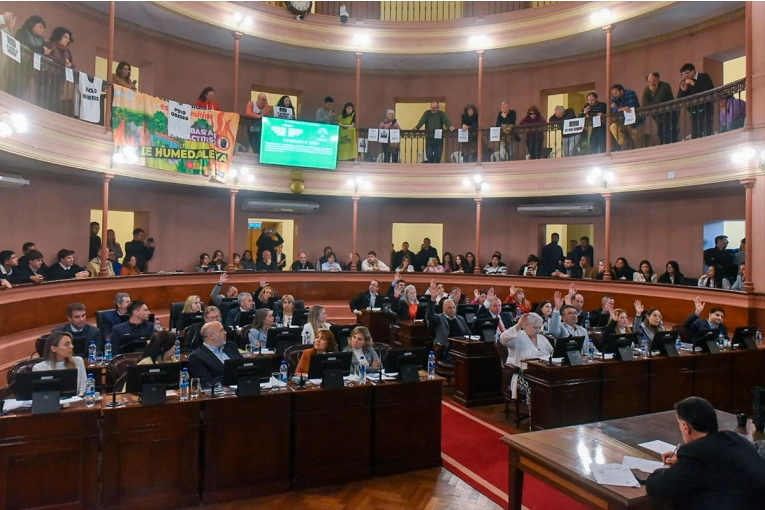 Los diputados justicialistas no votaron la adhesión de la provincia al RIGI