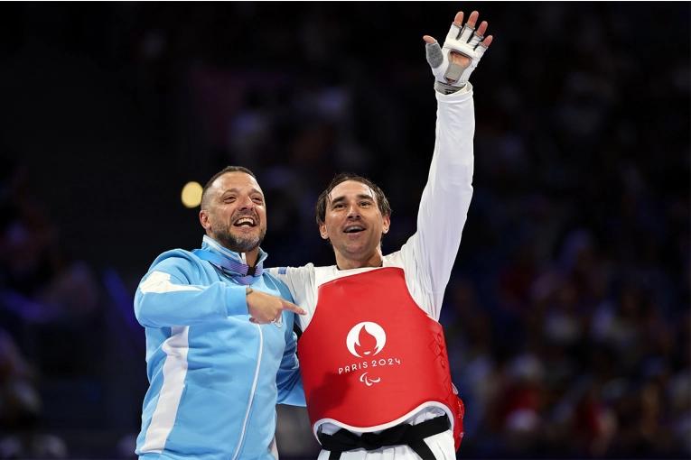 Juegos Paralímpicos: en taekwondo, el argentino Samorano obtuvo la medalla de bronce