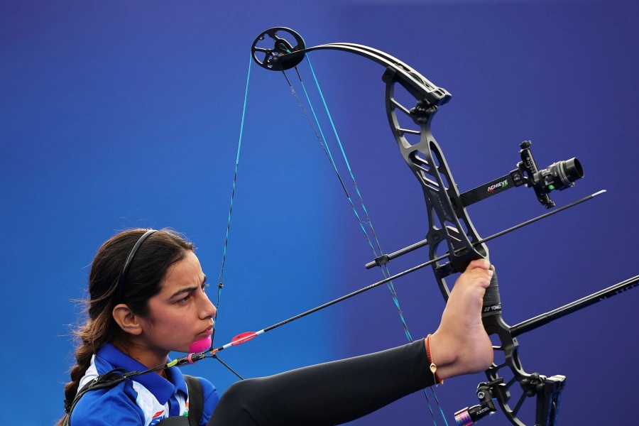Sheetal Devi, de tiro con arco del "Team India" en los Paral&iacute;mpicos.
