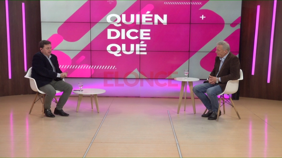 Carlos Weiss en el programa Qui&eacute;n Dice Qu&eacute;, conducido por Nicol&aacute;s Blanco