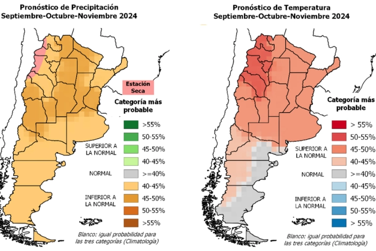 El preocupante pronóstico para primavera: cuánta lluvia y qué temperaturas se prevén