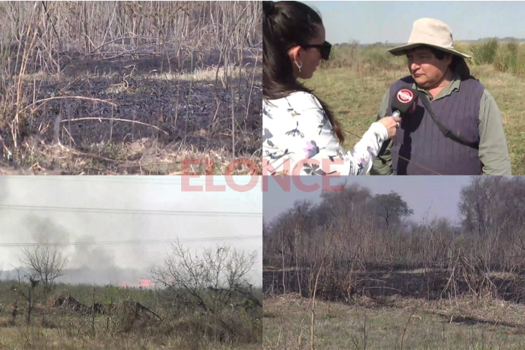 Incendios en Santa Fe: "Es habitual, todos los años tenemos el mismo problema", dijo trabajador rural