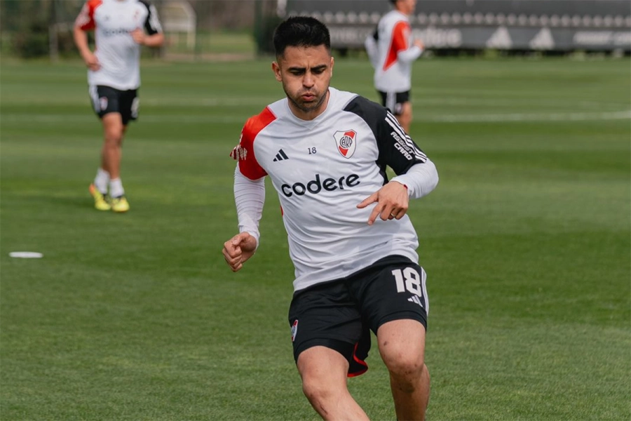 Gonzalo Mart&iacute;nez volvi&oacute; a los entrenamientos a la par del plantel.