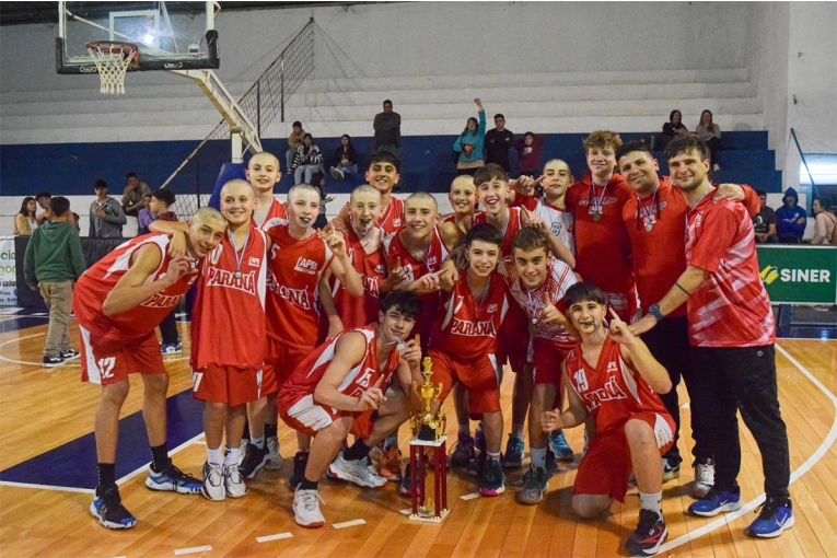 Paraná se consagró campeón del Campeonato de Básquet Entrerriano Masculino U13