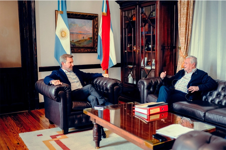 Frigerio se reunió con el intendente de Concepción del Uruguay por gestiones de obras